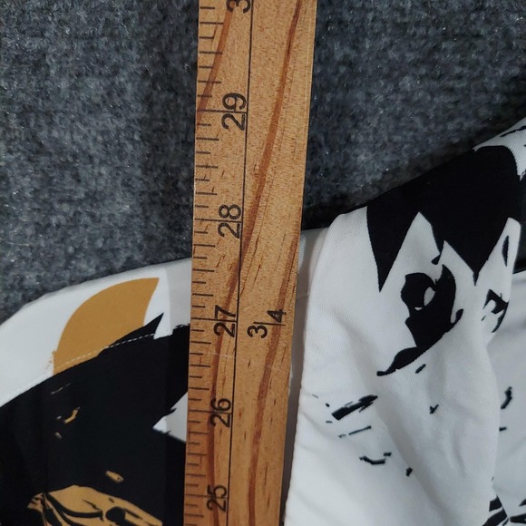 Porter & Ash Shirt Mens Large White Black Kinetic Stretch Abstract Button Front - Picture 5 of 9